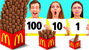 100 Слоев Еды Челлендж # Война Пранков от Fun Challenge