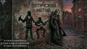 тяжелый рок. песня (Вятичский мотив) в стиле группы кукрыниксы.