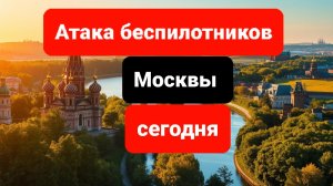 Беспилотники атаковали Москву сегодня,свежие новости.