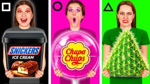 Геометрический Челлендж с Едой # Крутые Розыгрыши и Трюки от DaRaDa Challenge
