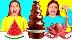 Шоколадный Фонтан Челлендж # Съедобная Битва c Fun Challenge
