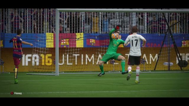 Барселона Манчестер Юнайтед Обзор Матча В FIFA 16