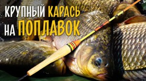КРУПНЫЙ КАРАСЬ НА ПОПЛАВОК Ловля с лодки в кувшинках