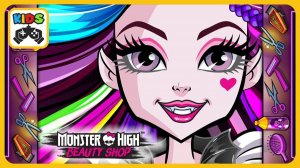 Monster High Модный салон Клодин Вульф _ Макияж, прически и наряды для Монстер Хай