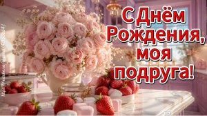 С Днём Рождения, подруга! 🎉 Весёлая песня-поздравление для подруги