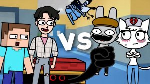 Анимационный Батл 😱ЗООКЛИНИКА РОБЛОКС vs ГУГУ ГАГА vs К-ПОП ОХОТНИЦЫ!