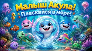 Акулёнок! 🦈 Весёлый мультик для детей