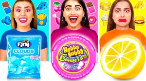 24 Часа Едим Еду Одного Цвета Челлендж # Крутые Творческие Лайфхаки от Ideas4Fun Challenge