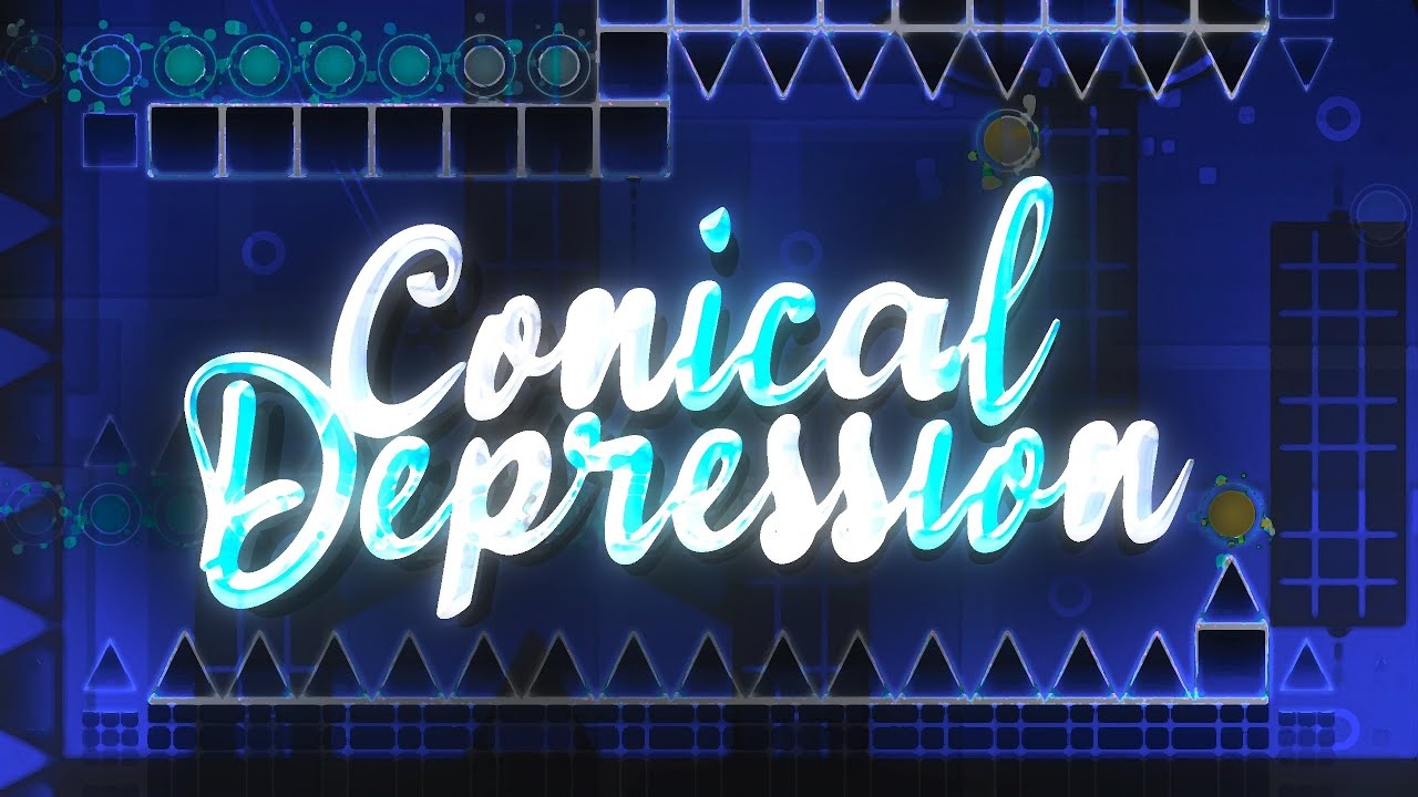 ''Conical Depreѕѕion'' 100% By KrmaL | Geometry Dash