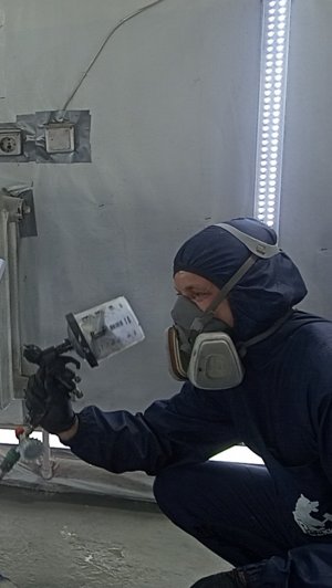 покраска бамперов Шкода А5 (серебро)