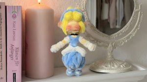 ЗОЛУШКА ИЗ СИНЕЛЬНОЙ ПРОВОЛОКИ