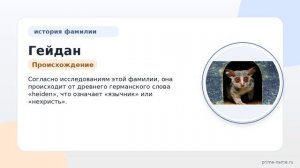 Полный гайд по фамилии Гейдан: происхождение, история, значение и склонение фамилии для всех, кто