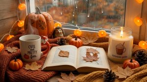 🍂 Атмосфера осени: дождливый день с чашкой чая под спокойную музыку ☕️🎶
