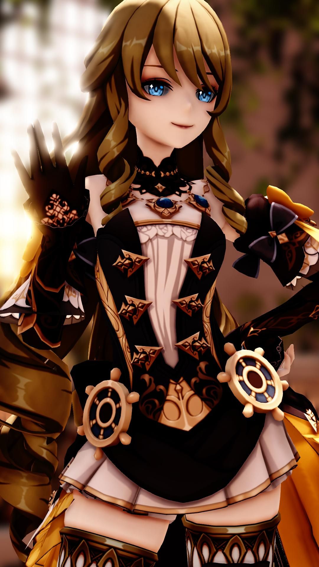 ||mmd X Genshin Impact|| Gambare Gambare Senpai |Navia|