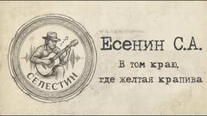 В ТОМ КРАЮ, ГДЕ ЖЁЛТАЯ КРАПИВА — Есенин | Пронзительная баллада на стихи 🍂