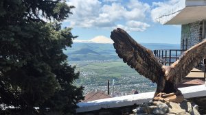Пятигорск гора Машук, вид на Эльбрус бестыжие ванны