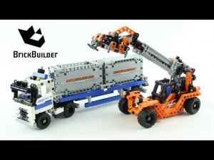Сборка LEGO Technic 42062: Контейнерная площадка