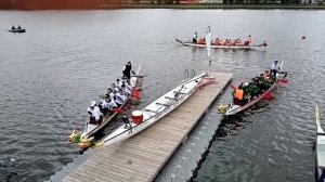 Гонки на китайских лодках в акватории озера Кабан в Казани 16 августа 2026