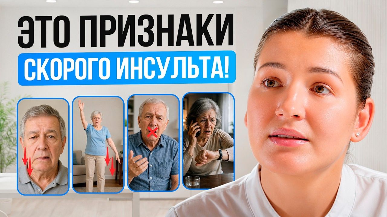 5 Неврологических СИМПТОМОВ, которые ДОВЕДУТ ВАС до ИНСУЛЬТА! (проверь это сейчас)