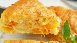 ШАРЛОТКА Мечта – Пять минут и в духовку! Самый сочный пирог с абрикосами Янтарный