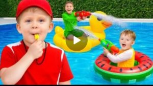 Крутые игры на воде! Развлечения