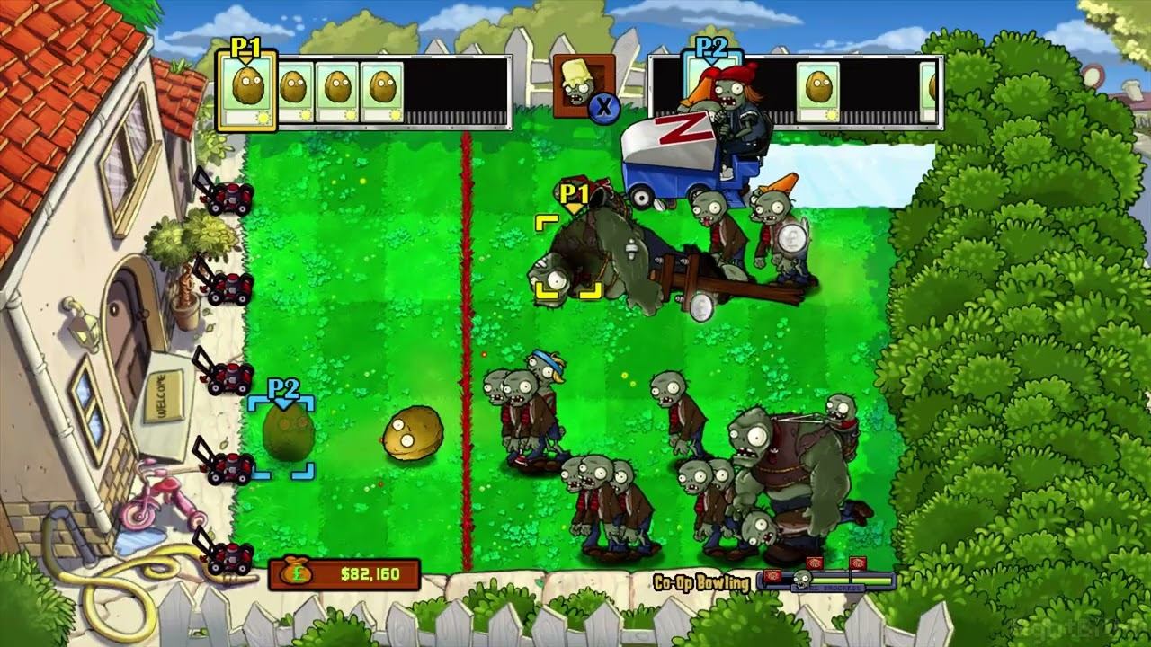 Plants Vs Zombies XBOX360 60 Coop 5 Bowling