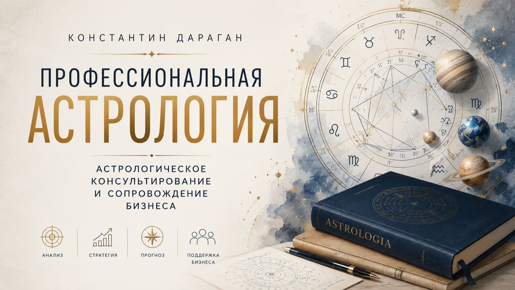 Профессиональная астрология — Константин Дараган | Обзор книги