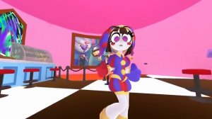 Movie Sonic Meets Caine, Pomni and Kinger In VRCHAT!