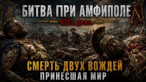 Битва при Амфиполе (422 г. до н.э.) — Смерть двух вождей принесшая мир.