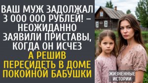 Истории из жизни Ваш муж задолжал 3 000 000 рублей! – неожиданно заявили приставы, когда он исчез…