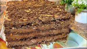 Торт «ЧЁРНЫЙ ПРИНЦ» Я НЕ ОЖИДАЛА, ЧТО ЭТО ТАК БОЖЕСТВЕННО ВКУСНО! Безе с Орехами и шоколадный крем