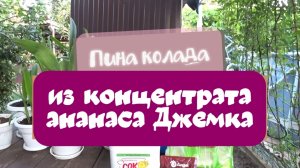 Ананасовый дистиллят из концентрата Джемка - все этапы изготовления. Пина колада