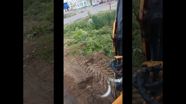 КАНАВА🌿-JCB4сх-почистил как для себя получилось круто🔥 рекомендую к просмотру ❗#работа #jcb #рутуб