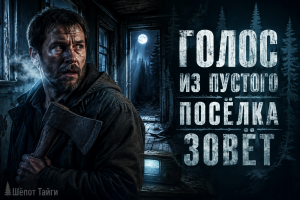 Кто включил радиоприёмник в заброшенном посёлке тайги
