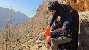 Восстановление каменной пещеры в горах Загрос ⛰️ Настоящее испытание на выживание с кочевниками