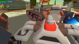 Включили специальную функцию Chicken Gun'а