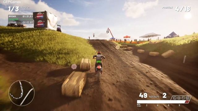 Новое DLC / Motocross World Tour / 1 трасса Lawland Class / MX Vs ATV Legends/ на канале GEPGames