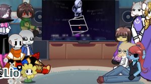 •Реакция undertale на Bad guys 2/???(Dusttale 1/2) •