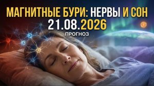 Магнитная буря двадцать первого августа: Как спасти нервы и вернуть глубокий сон.