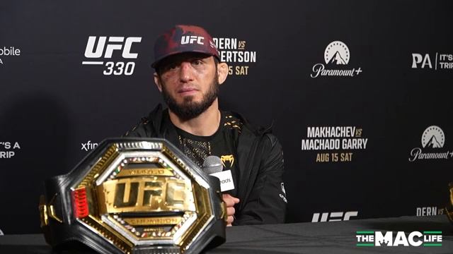 🗣️ Ислам Махачев после боя с Гэрри на UFC 330