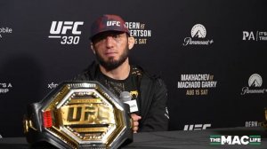 🗣️ Ислам Махачев после боя с Гэрри на UFC 330