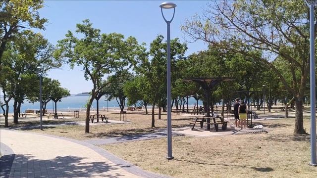 Керчь. Приморский парк, берег, море сегодня 16.08.26