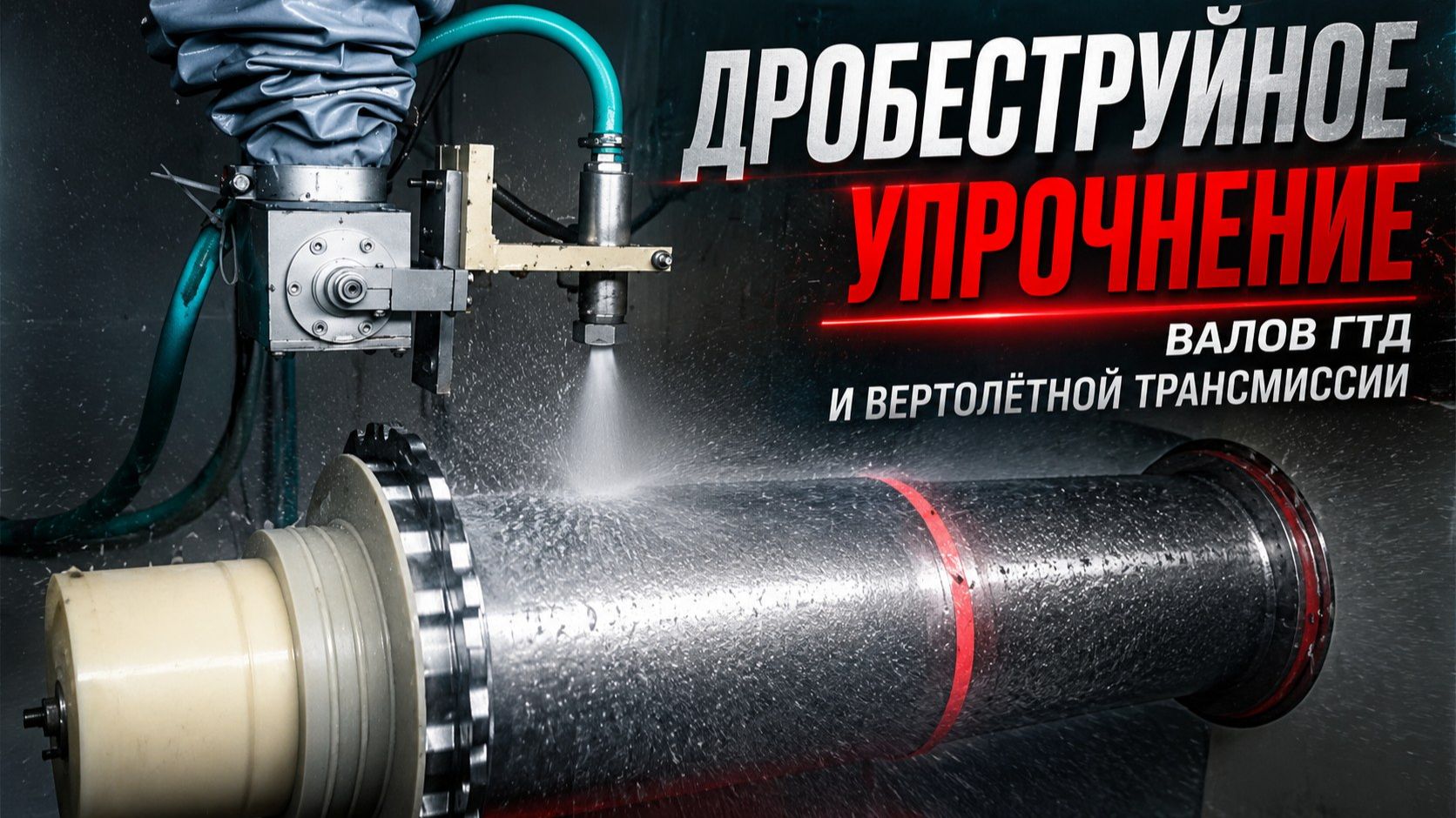 Дробеструйное упрочнение валов ГТД и вертолётной трансмиссии