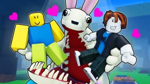 ЗЛОЙ ПАСХАЛЬНЫЙ ЗАЯЧИК ДРУЖЕСТВЕН!? 99 НОЧЕЙ В ЛЕСУ Roblox Анимация