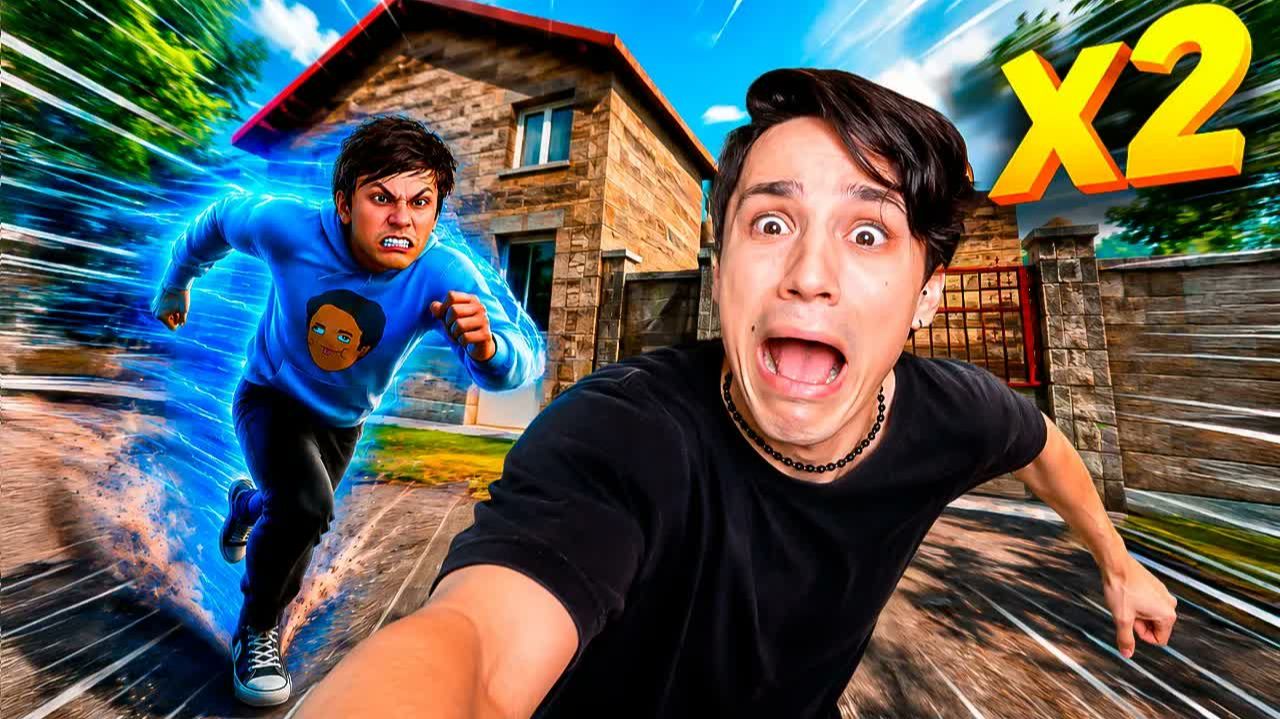 ОН СТАЛ В 2 РАЗА БЫСТРЕЕ😨 СПИДРАН ЧЕЛЛЕНДЖ В ПОБЕГ ОТ БЛОГЕРА🏃♂️➡️