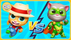 Том погоня героев VS Том за золотом. Фермер Джинджер VS Супергерой Том! Кто лучше_ Бег Чемпионов #1
