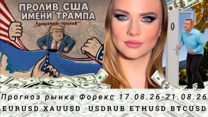 Прогноз Forex 17.08.26-21.08.26 #EURUSD, #XAUUSD, #USDRUB, #ETHUSD, #BTCUSD. Трейдинг с нуля.