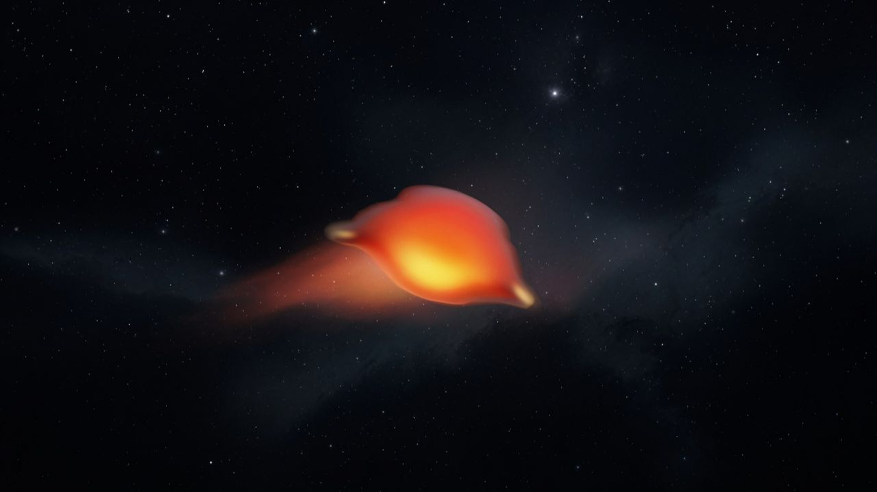НЛО на другом берегу моря.