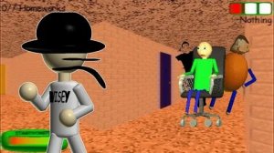 Baldi Is Stuck (Remastered) (Good Ending)