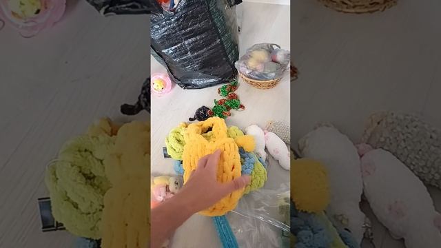 Воскресное утро, мои сборы на ярмарку продажу игрушек ручной работы от Мимисити #амигуруми #игрушкин